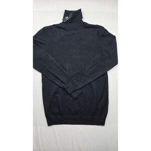 NINE BULL Womens Black Turtleneck Sweater Long Sleeve Knit Top Size M